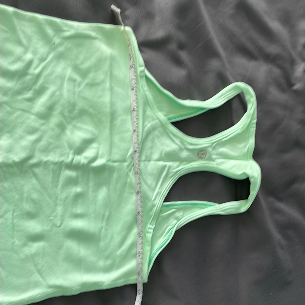 Mint Green Racerback Tank Top - Picture 2 of 4